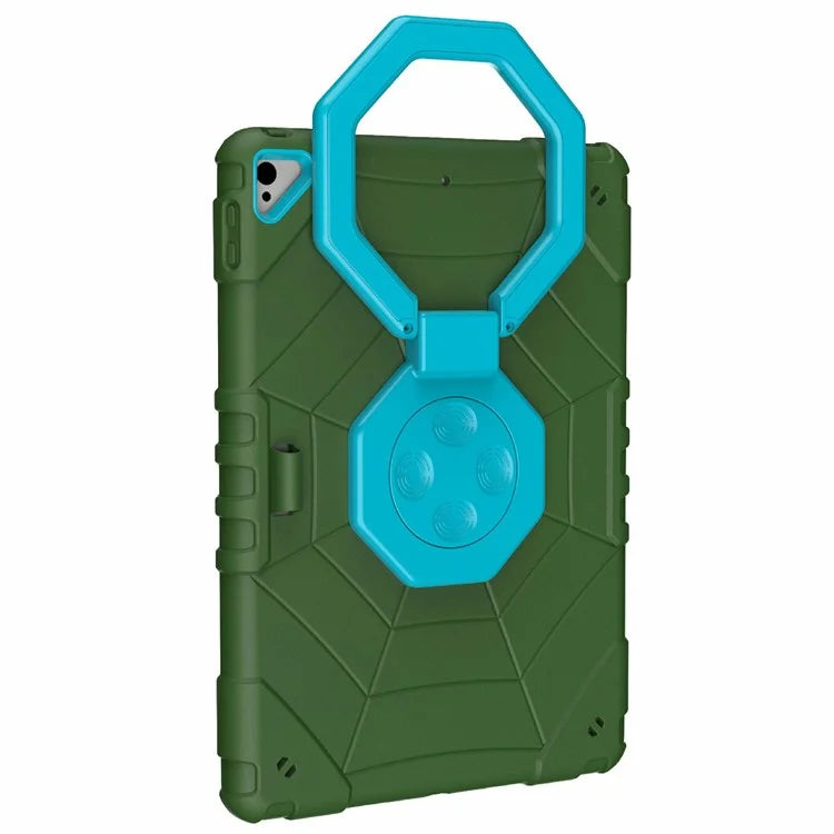 For iPad 10.2 (2019) / (2020) / (2021) Case Fidget Toy Hand Grip PC+TPU Spider Style Cover