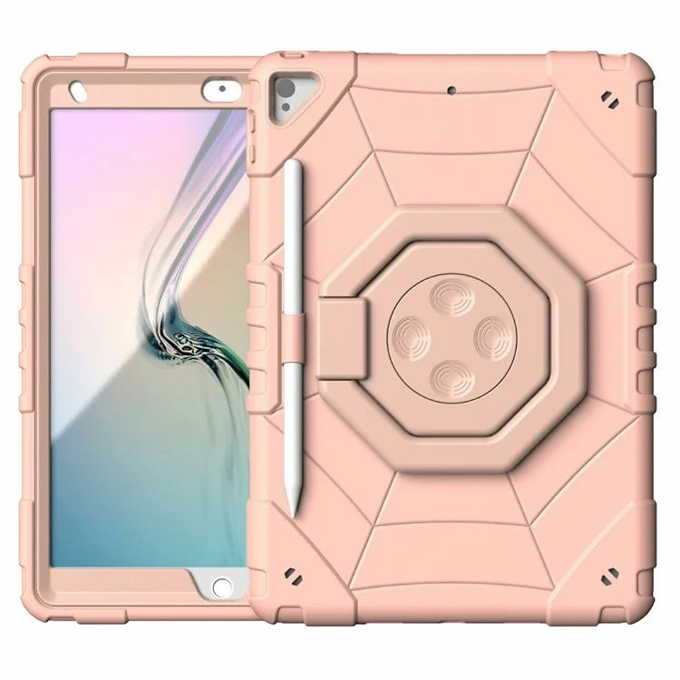 For iPad 10.2 (2019) / (2020) / (2021) Case Fidget Toy Hand Grip PC+TPU Spider Style Cover