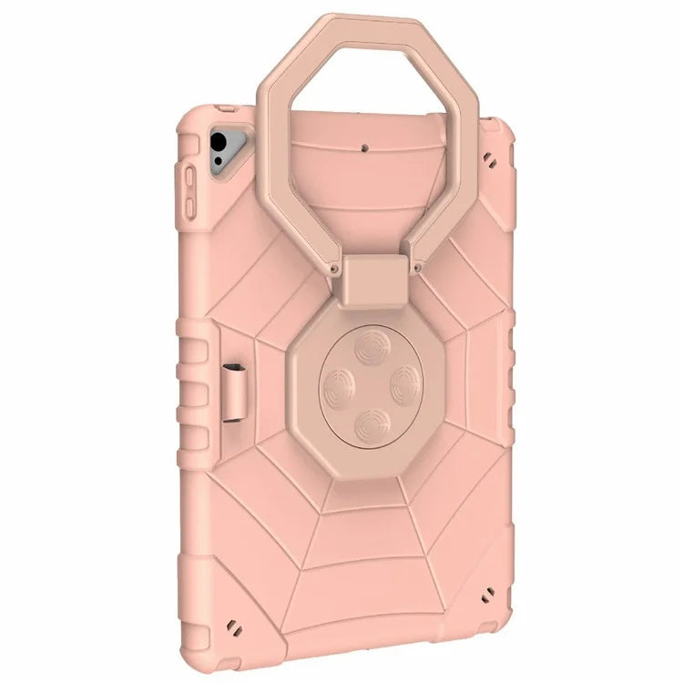 For iPad 10.2 (2019) / (2020) / (2021) Case Fidget Toy Hand Grip PC+TPU Spider Style Cover