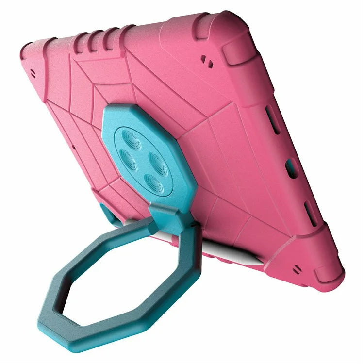 For iPad 10.2 (2019) / (2020) / (2021) Case Fidget Toy Hand Grip PC+TPU Spider Style Cover