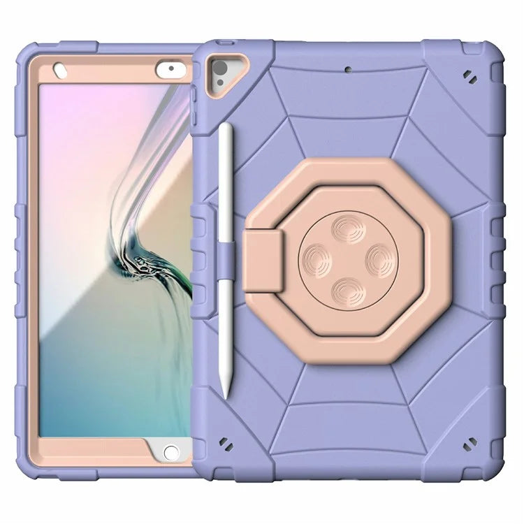 For iPad 10.2 (2019) / (2020) / (2021) Case Fidget Toy Hand Grip PC+TPU Spider Style Cover