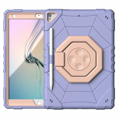 For iPad 10.2 (2019) / (2020) / (2021) Case Fidget Toy Hand Grip PC+TPU Spider Style Cover