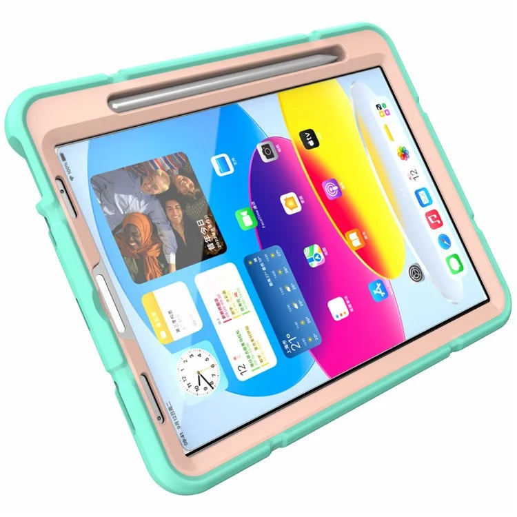For iPad Pro 11 (2018) / (2020) / (2021) / (2022) / iPad Air (2020) / (2022) Case with Pencil Slot Kickstand Tablet Cover