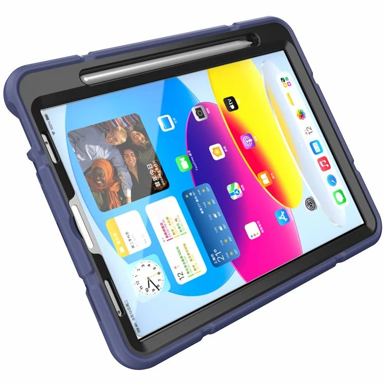 For iPad Pro 11 (2018) / (2020) / (2021) / (2022) / iPad Air (2020) / (2022) Case with Pencil Slot Kickstand Tablet Cover