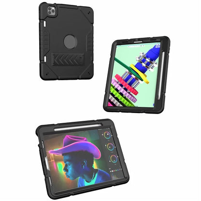 For iPad Pro 11 (2018) / (2020) / (2021) / (2022) / iPad Air (2020) / (2022) Case with Pencil Slot Kickstand Tablet Cover