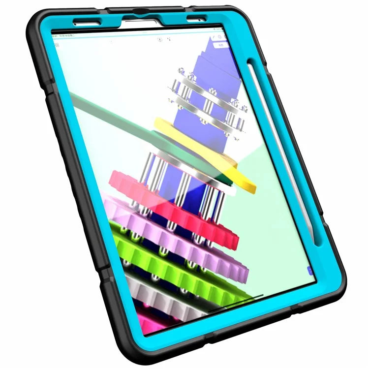 For iPad Pro 11 (2018) / (2020) / (2021) / (2022) / iPad Air (2020) / (2022) Case with Pencil Slot Kickstand Tablet Cover
