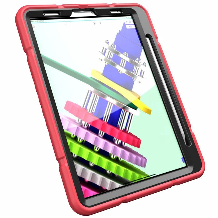 For iPad Pro 11 (2018) / (2020) / (2021) / (2022) / iPad Air (2020) / (2022) Case with Pencil Slot Kickstand Tablet Cover