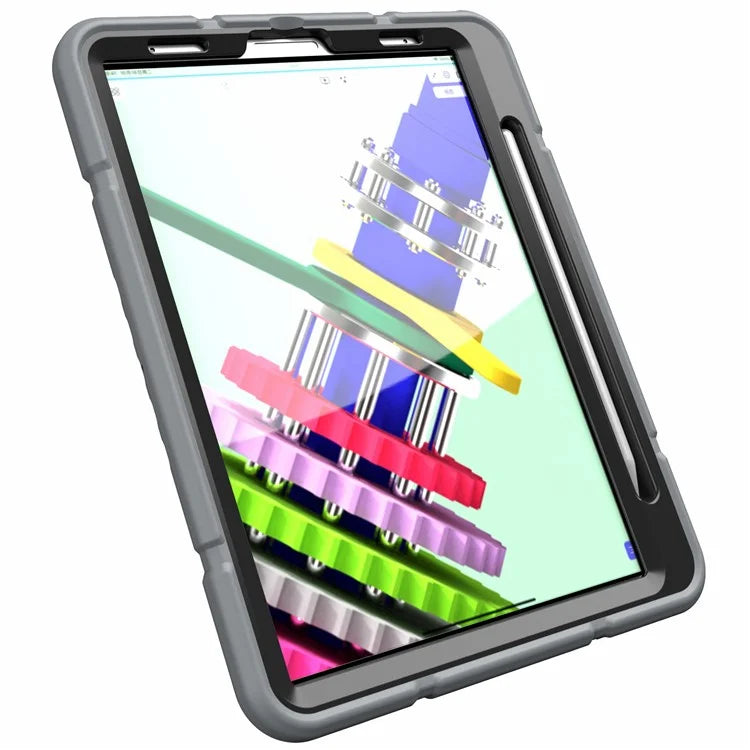 For iPad Pro 11 (2018) / (2020) / (2021) / (2022) / iPad Air (2020) / (2022) Case with Pencil Slot Kickstand Tablet Cover