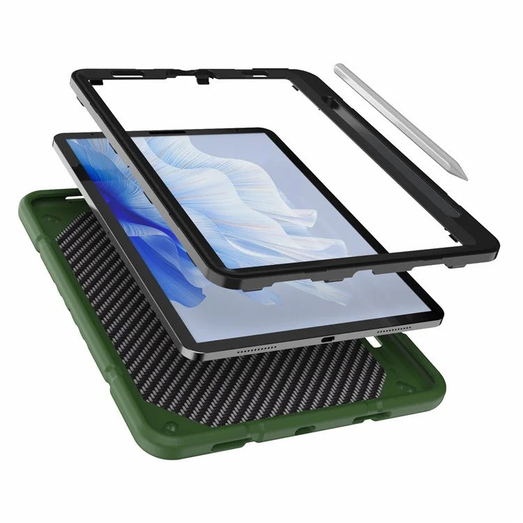 For iPad Pro 11 (2018) / (2020) / (2021) / (2022) / iPad Air (2020) / (2022) Case with Pencil Slot Kickstand Tablet Cover
