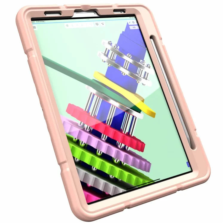 For iPad Pro 11 (2018) / (2020) / (2021) / (2022) / iPad Air (2020) / (2022) Case with Pencil Slot Kickstand Tablet Cover