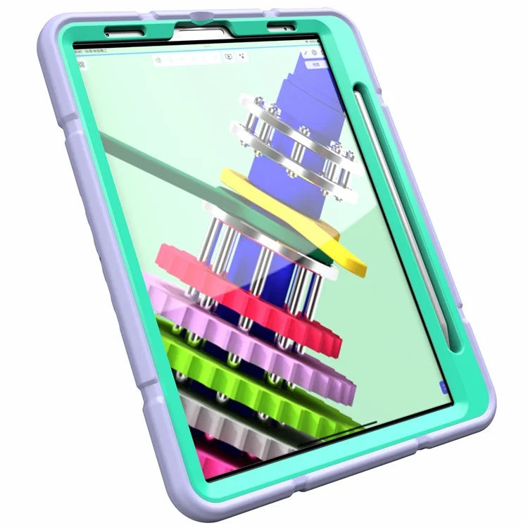 For iPad Pro 11 (2018) / (2020) / (2021) / (2022) / iPad Air (2020) / (2022) Case with Pencil Slot Kickstand Tablet Cover