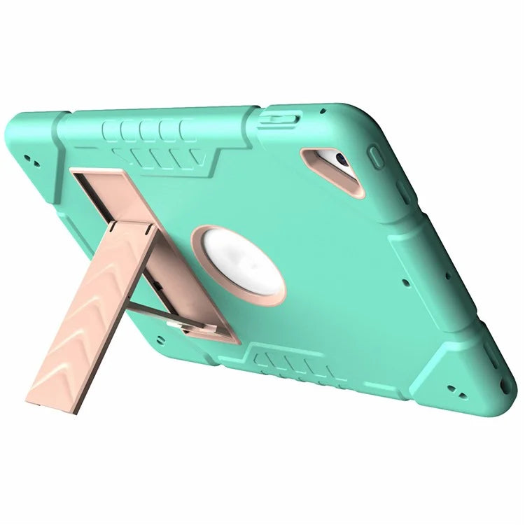 For iPad Air 2 / iPad Pro 9.7 inch (2016) / iPad 9.7-inch (2017) / (2018) Case TPU + PC Shockproof Kickstand Cover