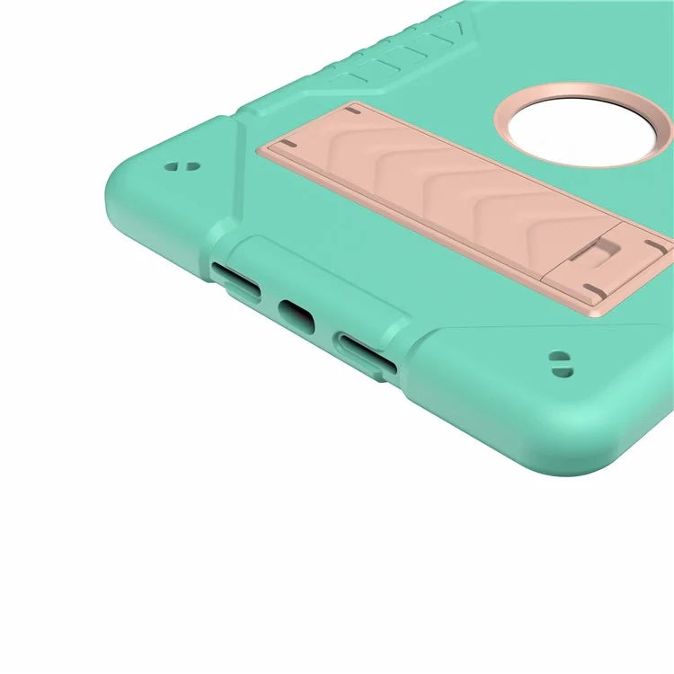 For iPad Air 2 / iPad Pro 9.7 inch (2016) / iPad 9.7-inch (2017) / (2018) Case TPU + PC Shockproof Kickstand Cover