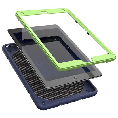 For iPad Air 2 / iPad Pro 9.7 inch (2016) / iPad 9.7-inch (2017) / (2018) Case TPU + PC Shockproof Kickstand Cover
