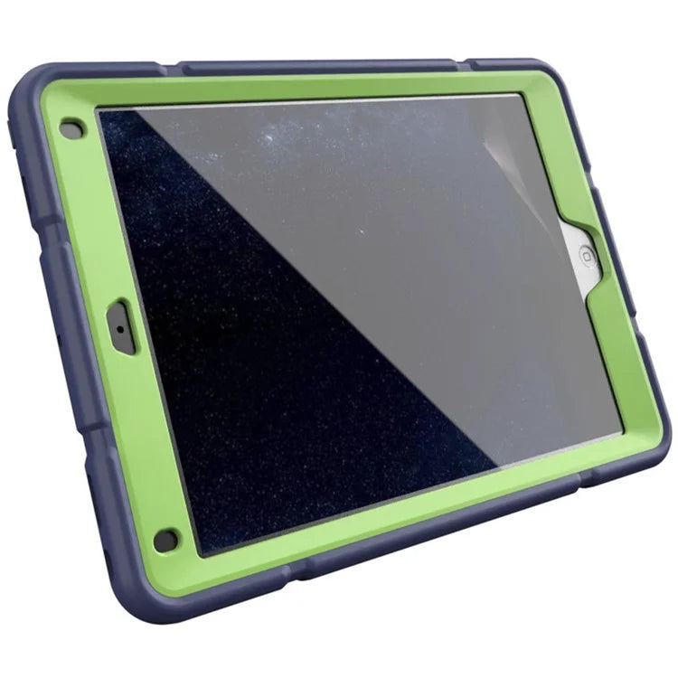 For iPad Air 2 / iPad Pro 9.7 inch (2016) / iPad 9.7-inch (2017) / (2018) Case TPU + PC Shockproof Kickstand Cover