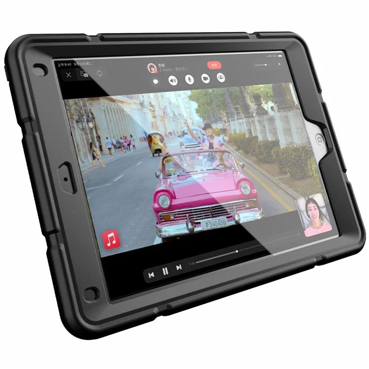 For iPad Air 2 / iPad Pro 9.7 inch (2016) / iPad 9.7-inch (2017) / (2018) Case TPU + PC Shockproof Kickstand Cover