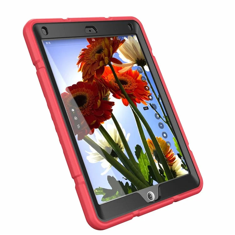 For iPad Air 2 / iPad Pro 9.7 inch (2016) / iPad 9.7-inch (2017) / (2018) Case TPU + PC Shockproof Kickstand Cover