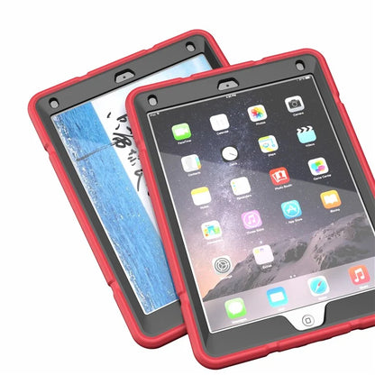 For iPad Air 2 / iPad Pro 9.7 inch (2016) / iPad 9.7-inch (2017) / (2018) Case TPU + PC Shockproof Kickstand Cover