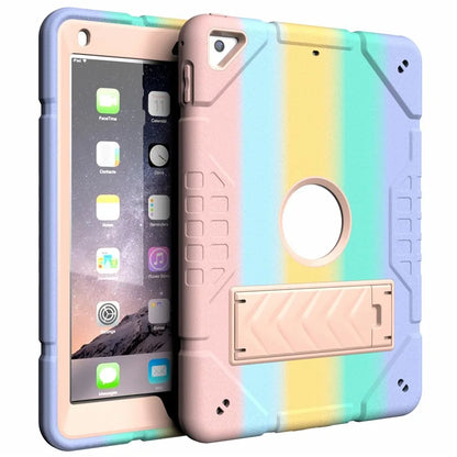 For iPad Air 2 / iPad Pro 9.7 inch (2016) / iPad 9.7-inch (2017) / (2018) Case TPU + PC Shockproof Kickstand Cover