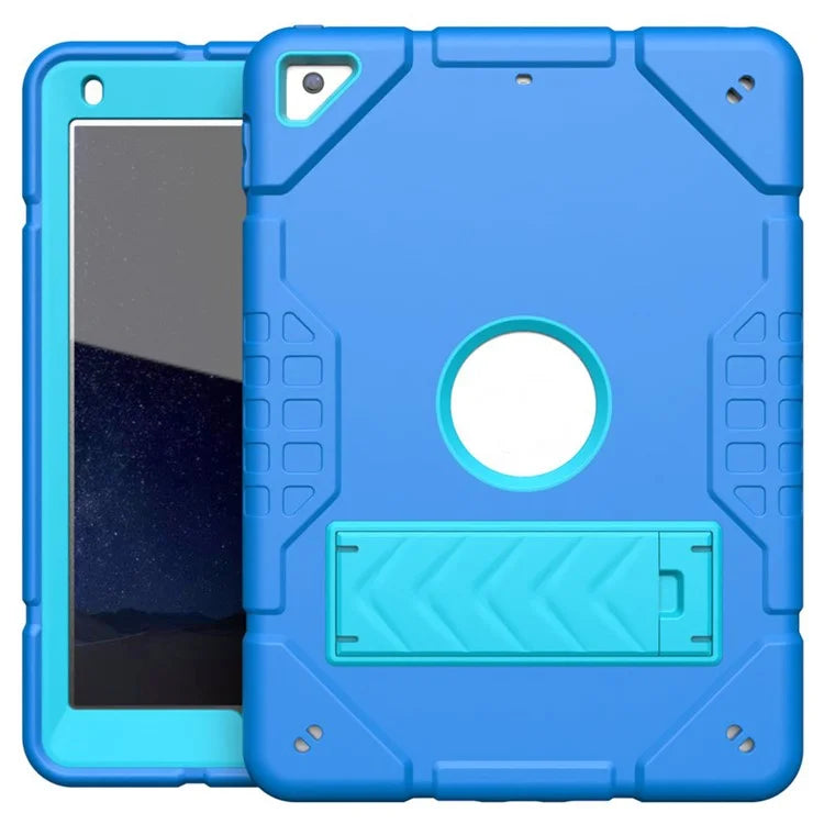 For iPad Air 2 / iPad Pro 9.7 inch (2016) / iPad 9.7-inch (2017) / (2018) Case TPU + PC Shockproof Kickstand Cover