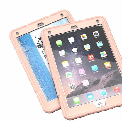 For iPad Air 2 / iPad Pro 9.7 inch (2016) / iPad 9.7-inch (2017) / (2018) Case TPU + PC Shockproof Kickstand Cover