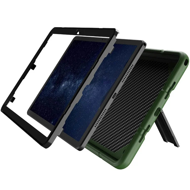 For Lenovo Tab M11 / Xiaoxin Pad 11 2024 Case with Kickstand TPU + PC Back Shell Cover