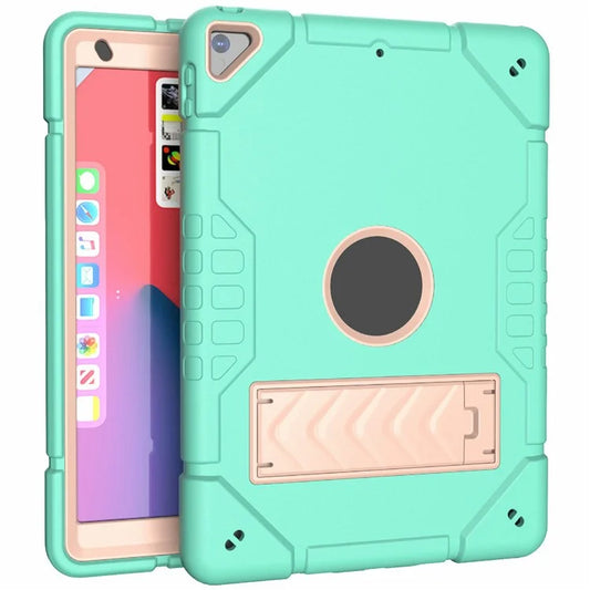 For iPad 10.2 (2019) / (2020) / (2021) Case Kickstand Heavy Duty TPU + PC Tablet Cover Anti-Slip