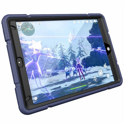 For iPad 10.2 (2019) / (2020) / (2021) Case Kickstand Heavy Duty TPU + PC Tablet Cover Anti-Slip