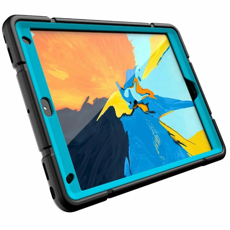For iPad 10.2 (2019) / (2020) / (2021) Case Kickstand Heavy Duty TPU + PC Tablet Cover Anti-Slip