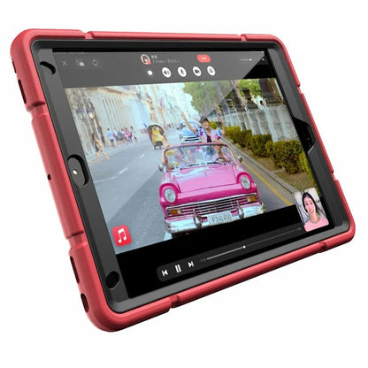 For iPad 10.2 (2019) / (2020) / (2021) Case Kickstand Heavy Duty TPU + PC Tablet Cover Anti-Slip