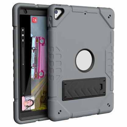 For iPad 10.2 (2019) / (2020) / (2021) Case Kickstand Heavy Duty TPU + PC Tablet Cover Anti-Slip