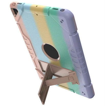 For iPad 10.2 (2019) / (2020) / (2021) Case Kickstand Heavy Duty TPU + PC Tablet Cover Anti-Slip