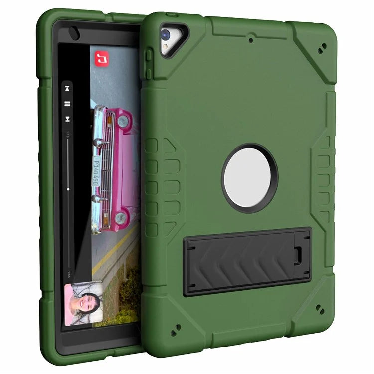 For iPad 10.2 (2019) / (2020) / (2021) Case Kickstand Heavy Duty TPU + PC Tablet Cover Anti-Slip