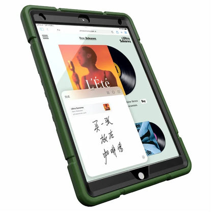 For iPad 10.2 (2019) / (2020) / (2021) Case Kickstand Heavy Duty TPU + PC Tablet Cover Anti-Slip