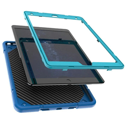 For iPad 10.2 (2019) / (2020) / (2021) Case Kickstand Heavy Duty TPU + PC Tablet Cover Anti-Slip