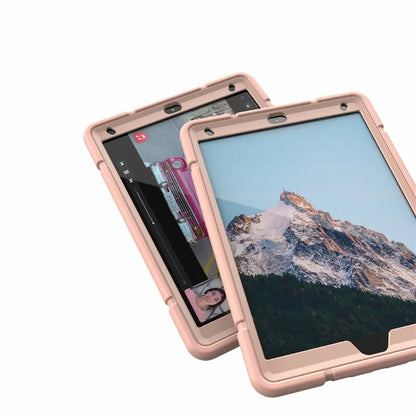 For iPad 10.2 (2019) / (2020) / (2021) Case Kickstand Heavy Duty TPU + PC Tablet Cover Anti-Slip