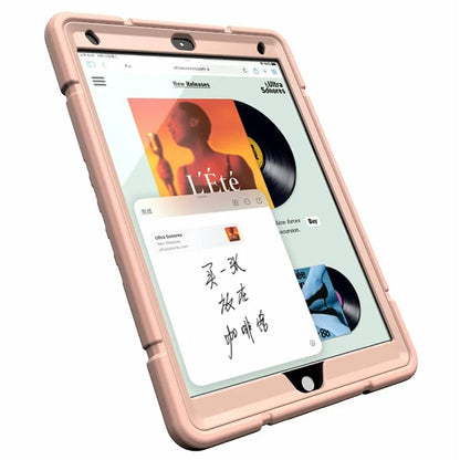 For iPad 10.2 (2019) / (2020) / (2021) Case Kickstand Heavy Duty TPU + PC Tablet Cover Anti-Slip