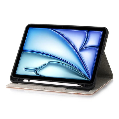 For iPad Air 11 (2024) / iPad Air (2020) / (2022) Case Wallet Pattern Leather Tablet Cover
