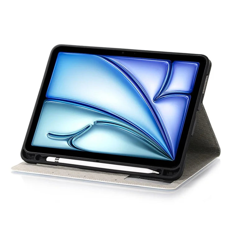 For iPad Air 11 (2024) / iPad Air (2020) / (2022) Case Wallet Pattern Leather Tablet Cover