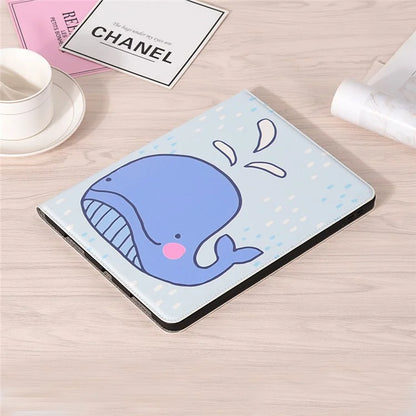 For iPad Air 11 (2024) / iPad Air (2020) / (2022) Case Wallet Pattern Leather Tablet Cover