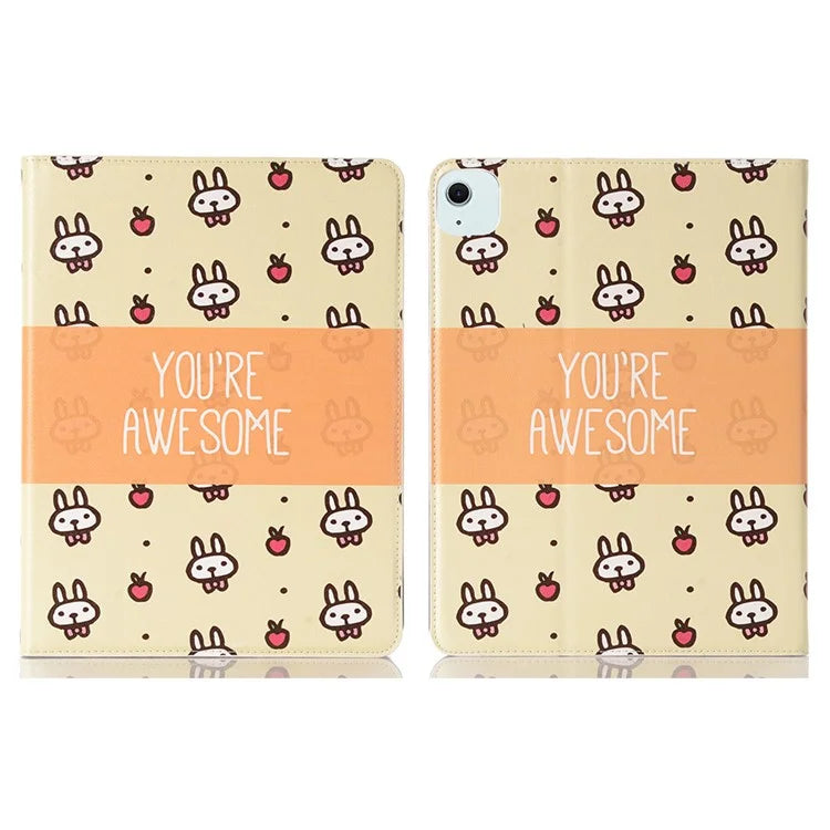 For iPad Air 11 (2024) / iPad Air (2020) / (2022) Case Wallet Pattern Leather Tablet Cover