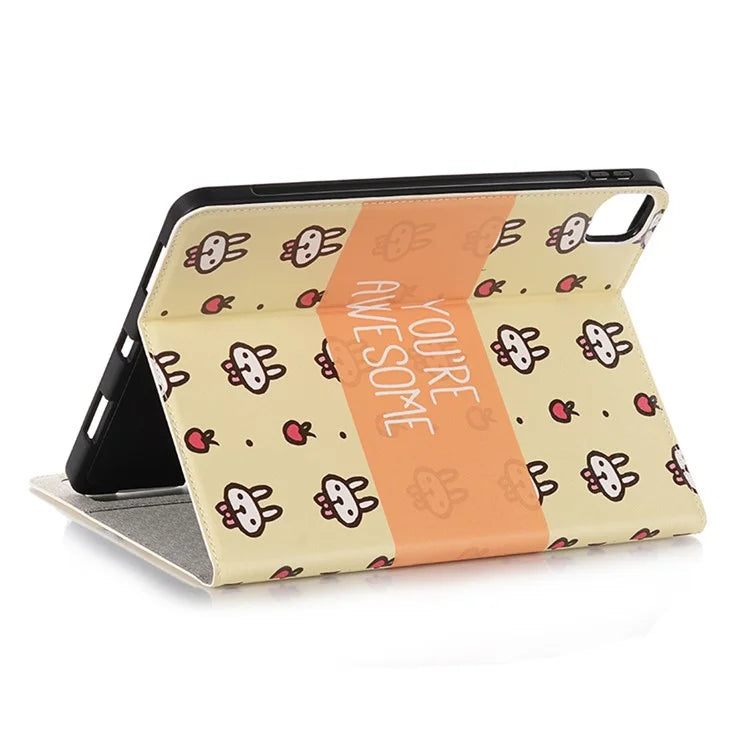 For iPad Air 11 (2024) / iPad Air (2020) / (2022) Case Wallet Pattern Leather Tablet Cover