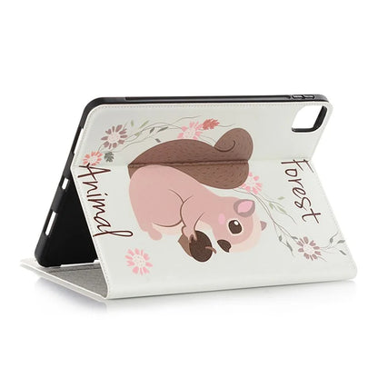 For iPad Air 11 (2024) / iPad Air (2020) / (2022) Case Wallet Pattern Leather Tablet Cover