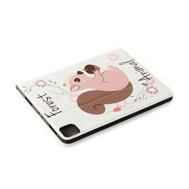 For iPad Air 11 (2024) / iPad Air (2020) / (2022) Case Wallet Pattern Leather Tablet Cover