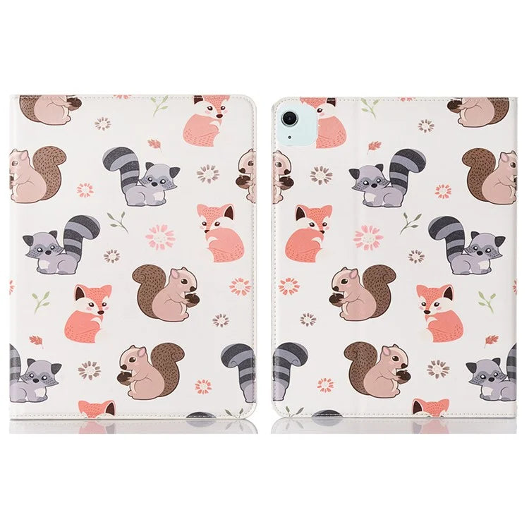 For iPad Air 11 (2024) / iPad Air (2020) / (2022) Case Wallet Pattern Leather Tablet Cover