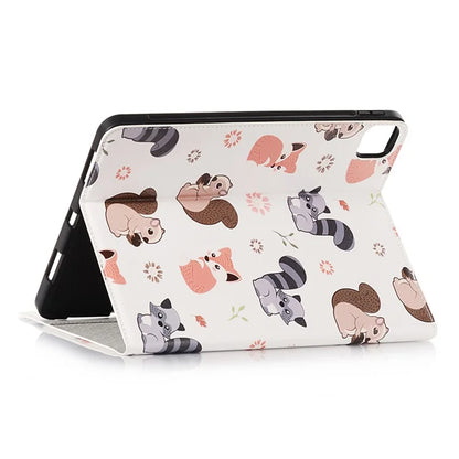 For iPad Air 11 (2024) / iPad Air (2020) / (2022) Case Wallet Pattern Leather Tablet Cover