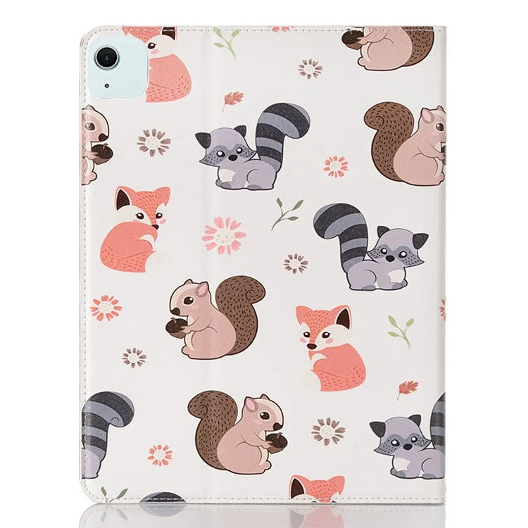 For iPad Air 11 (2024) / iPad Air (2020) / (2022) Case Wallet Pattern Leather Tablet Cover