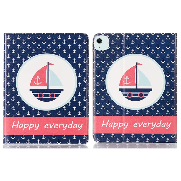 For iPad Air 11 (2024) / iPad Air (2020) / (2022) Case Wallet Pattern Leather Tablet Cover