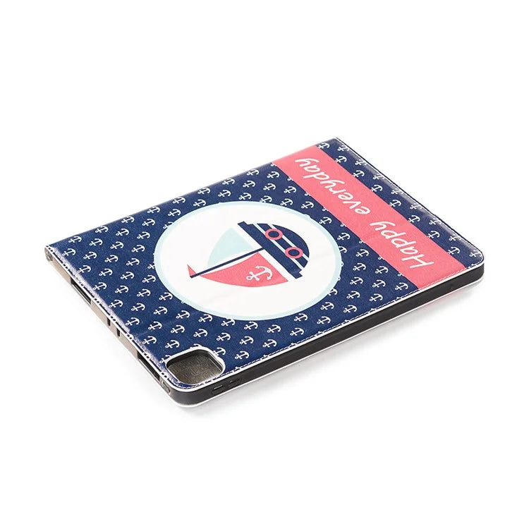 For iPad Air 11 (2024) / iPad Air (2020) / (2022) Case Wallet Pattern Leather Tablet Cover