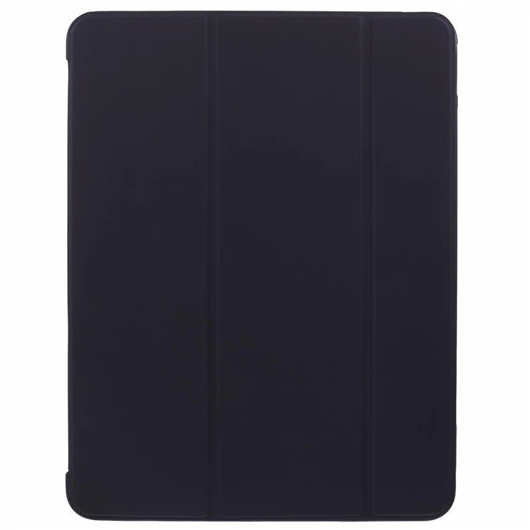 For iPad Pro 11 (2024) Case Leather + Honeycomb TPU Tablet Cover Tri-Fold Stand